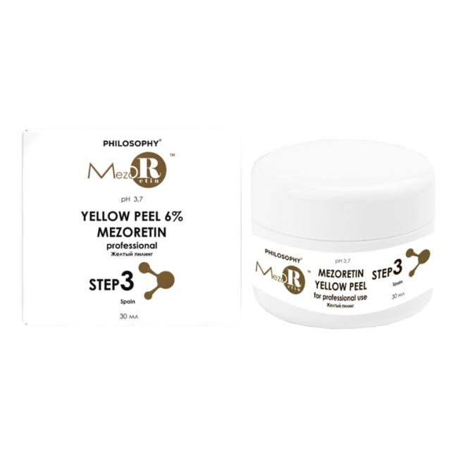 Желтый пилинг / Tm mezoretin yellow peel 6% professional use step 3