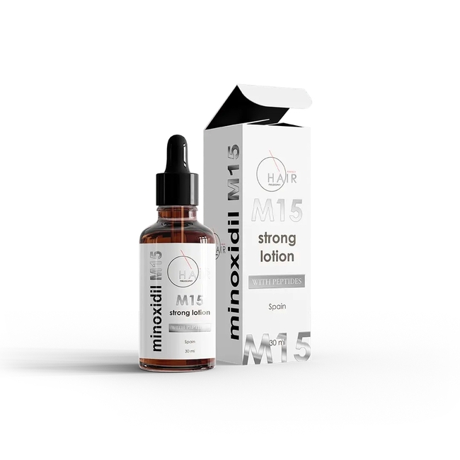 Лосьон с кофеином и пептидами для профилактики выпадения и восстановления волос m15%