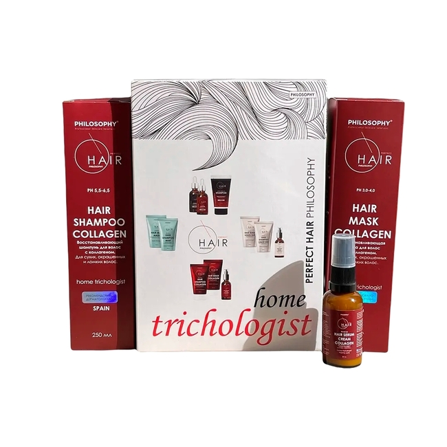 Набор Philosophy Perfect Hair Trichologist Collagen