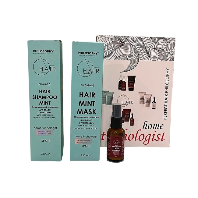 Набор Philosophy Perfect Hair Trichologist Mint