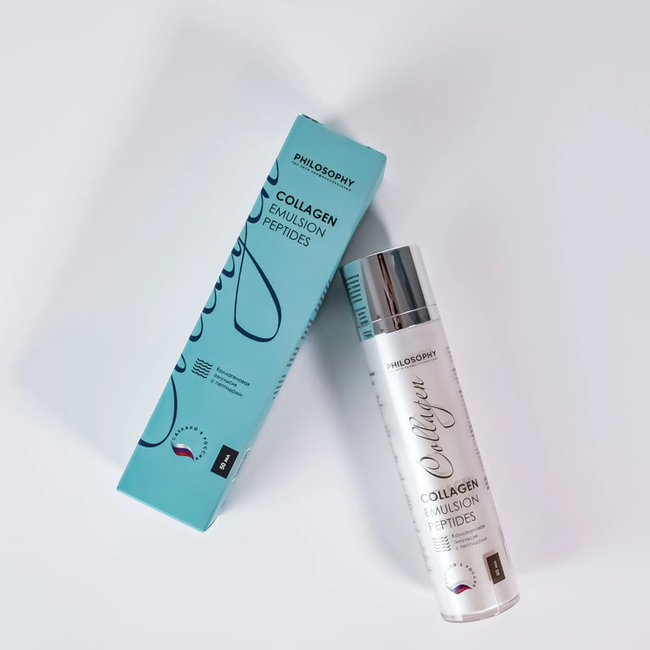 Коллагеновая эмульсия с пептидами философи профессионал / collagen emulsion peptides