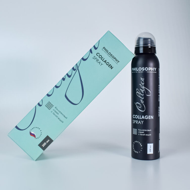 Коллагеновый спрей с талой водой философи профессионал / collagen spray