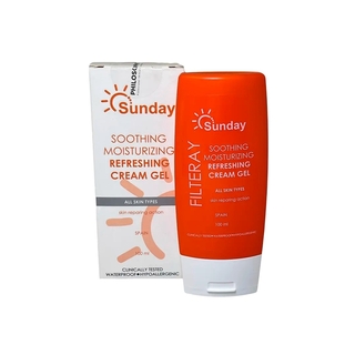 Мультифункциональный крем-гель уход после загара для лечения повреждений кожи вызванных солнцем philosophy sunday